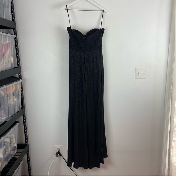 Jenny Roo Sparkly Dress Maxi Dress Off Shoulder Dress Style JY526 Size 10 NEW - Picture 5 of 12